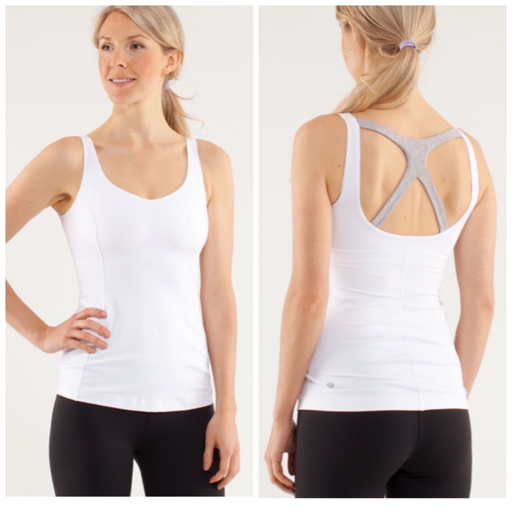 LULULEMON l Optimal Tank White Silver